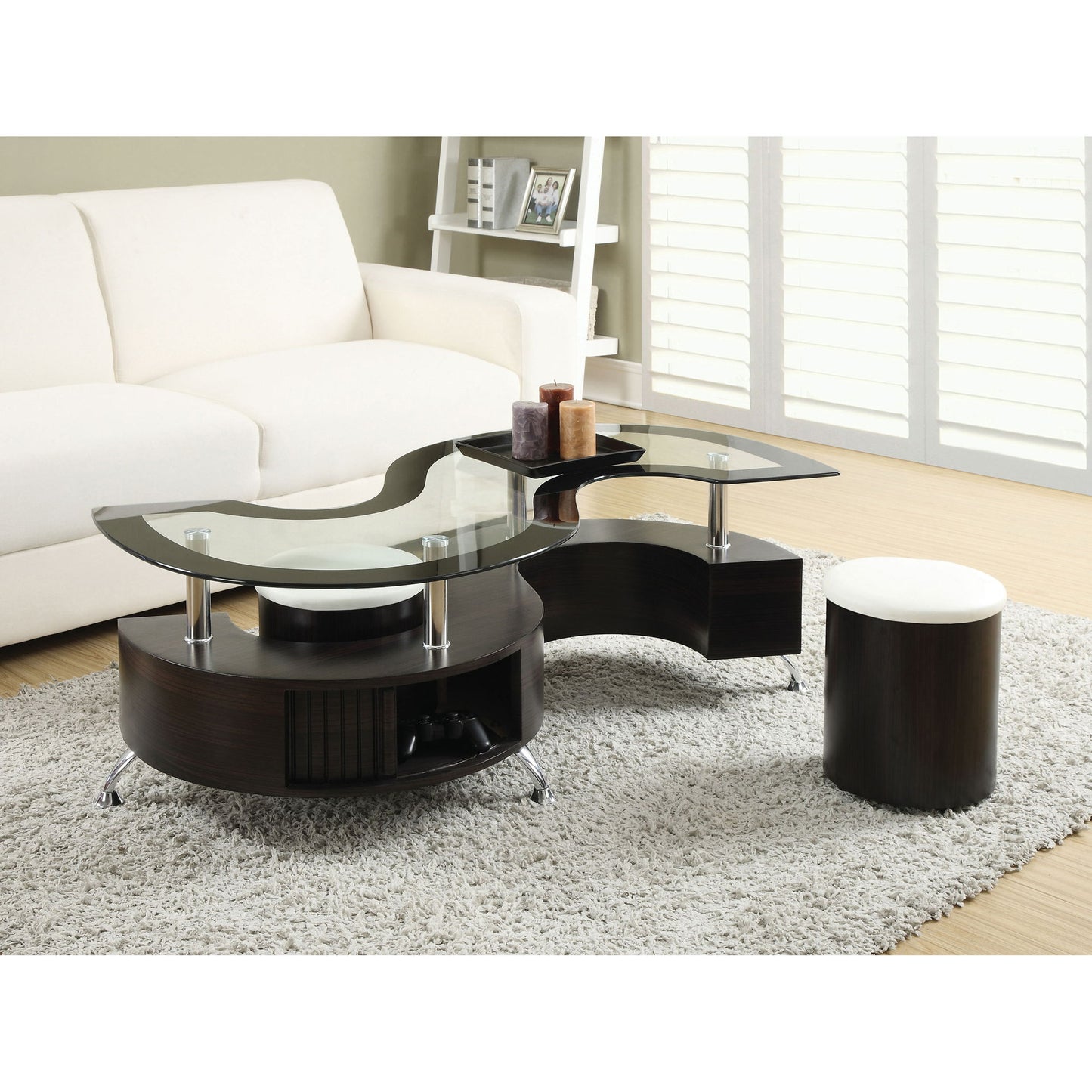Marley - 3 Piece Coffee Table And Stools Set