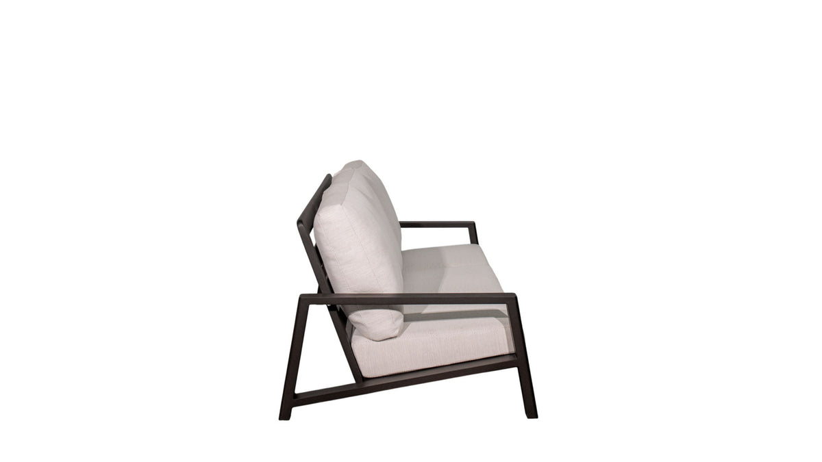 Verona - Seating Sofa - Dark Espresso / Gray / Off White