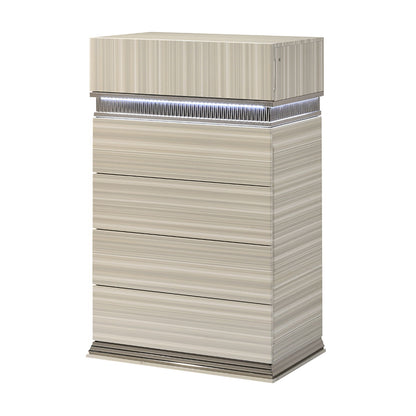 Leonor - 5 Drawer Chest - Gray