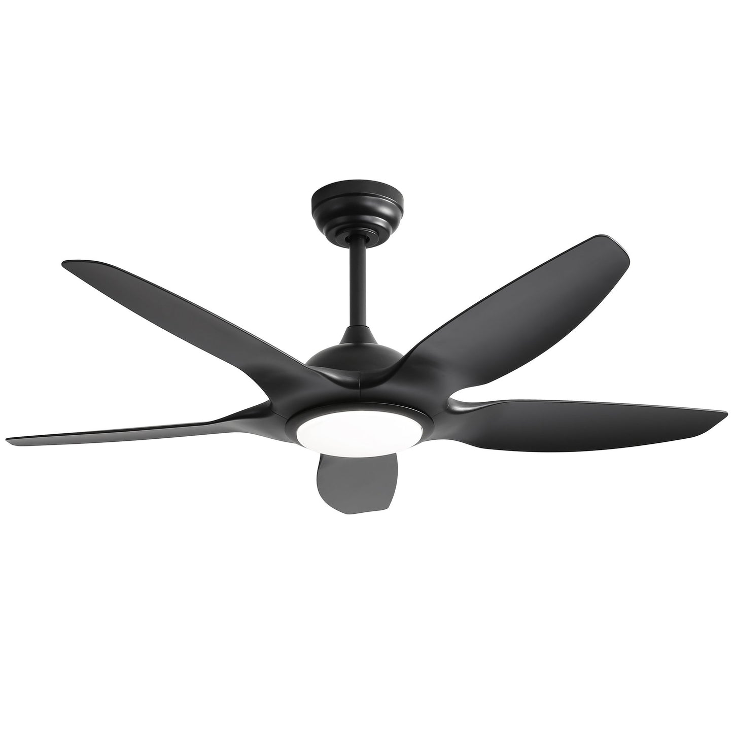 Indoor Ceiling Fan With 5 ABS Blades Remote Control Reversible Dc Motor For Living Room