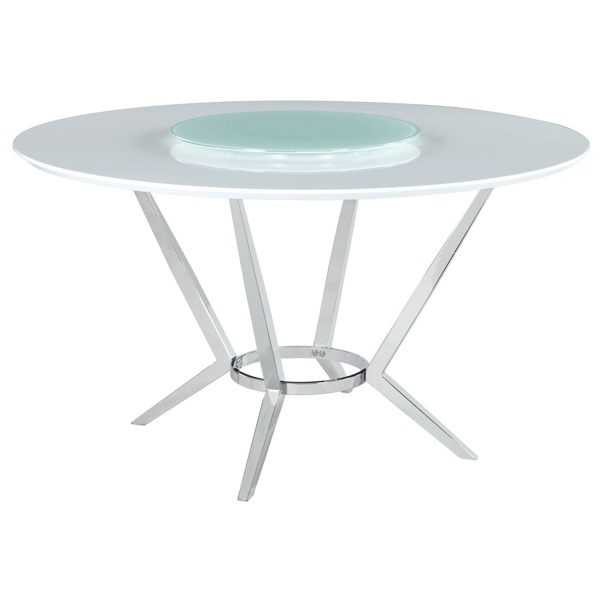 Anchor - Round Dining Table - Gloss White