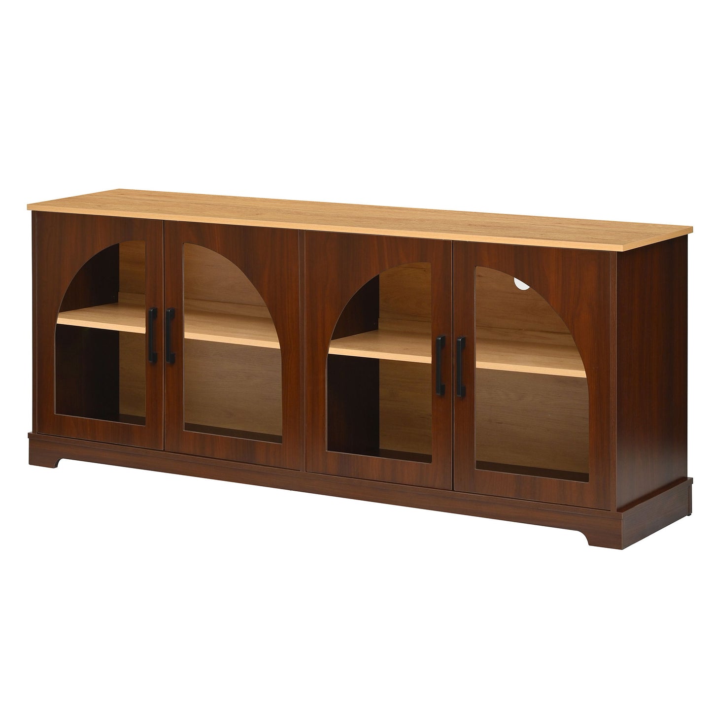 TV Stand With Semi Arched Doors