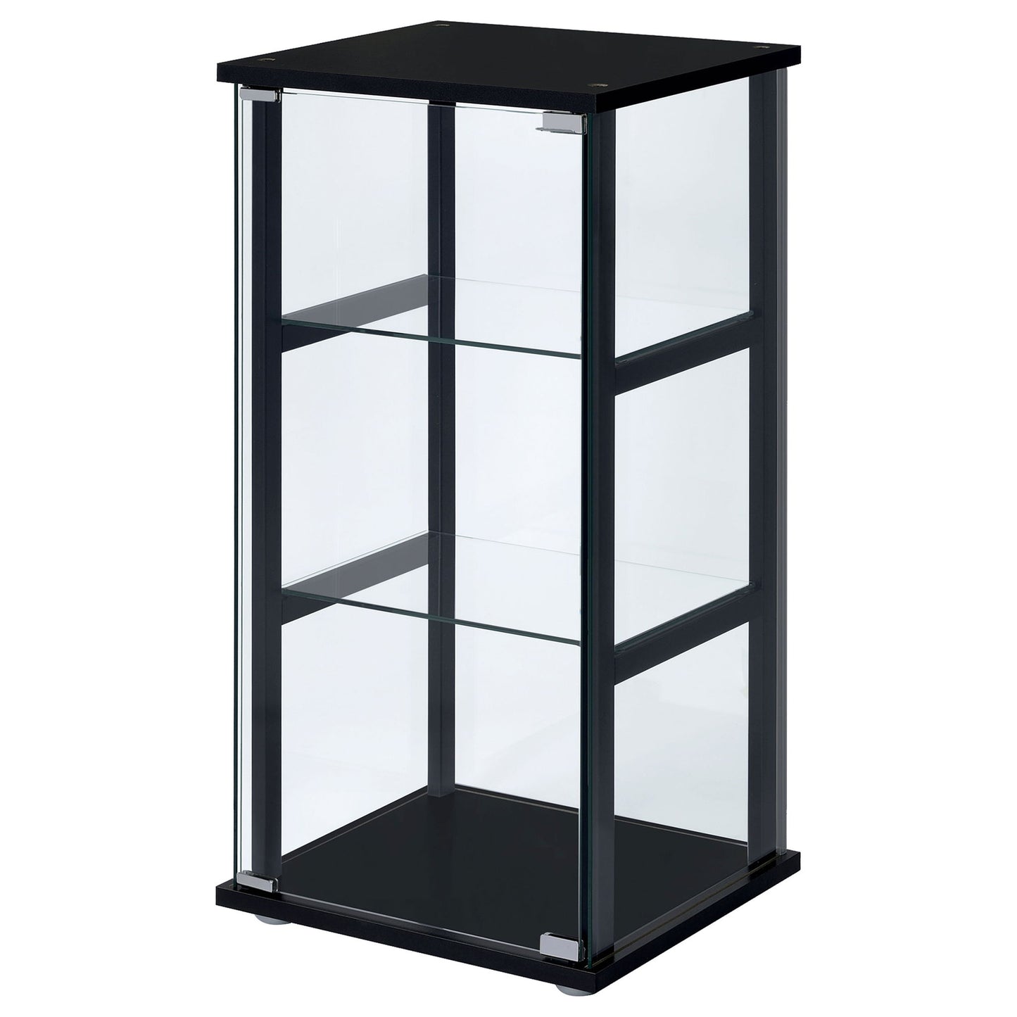 Callie - 3 Shelf Curio Cabinet - Black