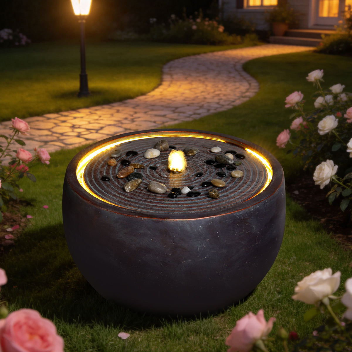 Outdoor Water Fountain Bowl Style For Patio