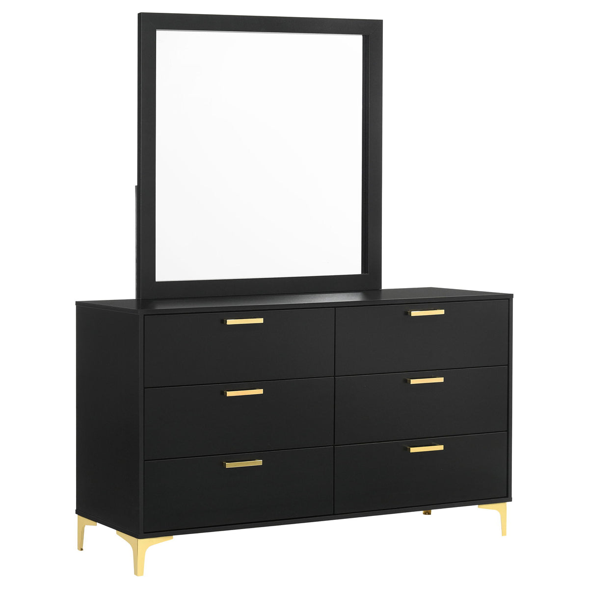 James - 6 Drawer Dresser With Mirror