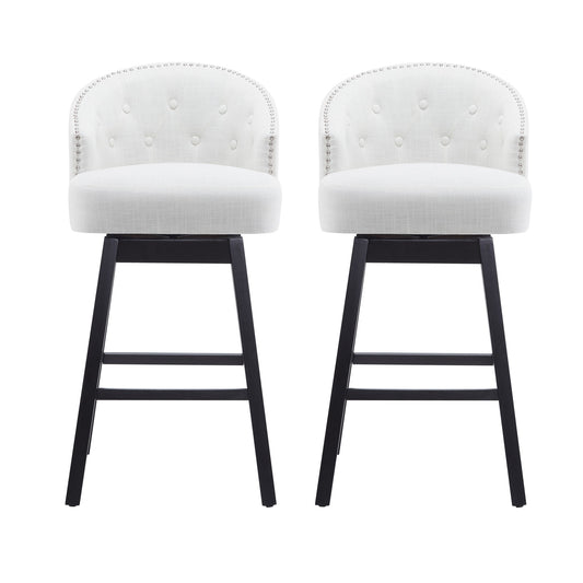 360 Degree Rotation Swivel Counter Stools (Set of 2)