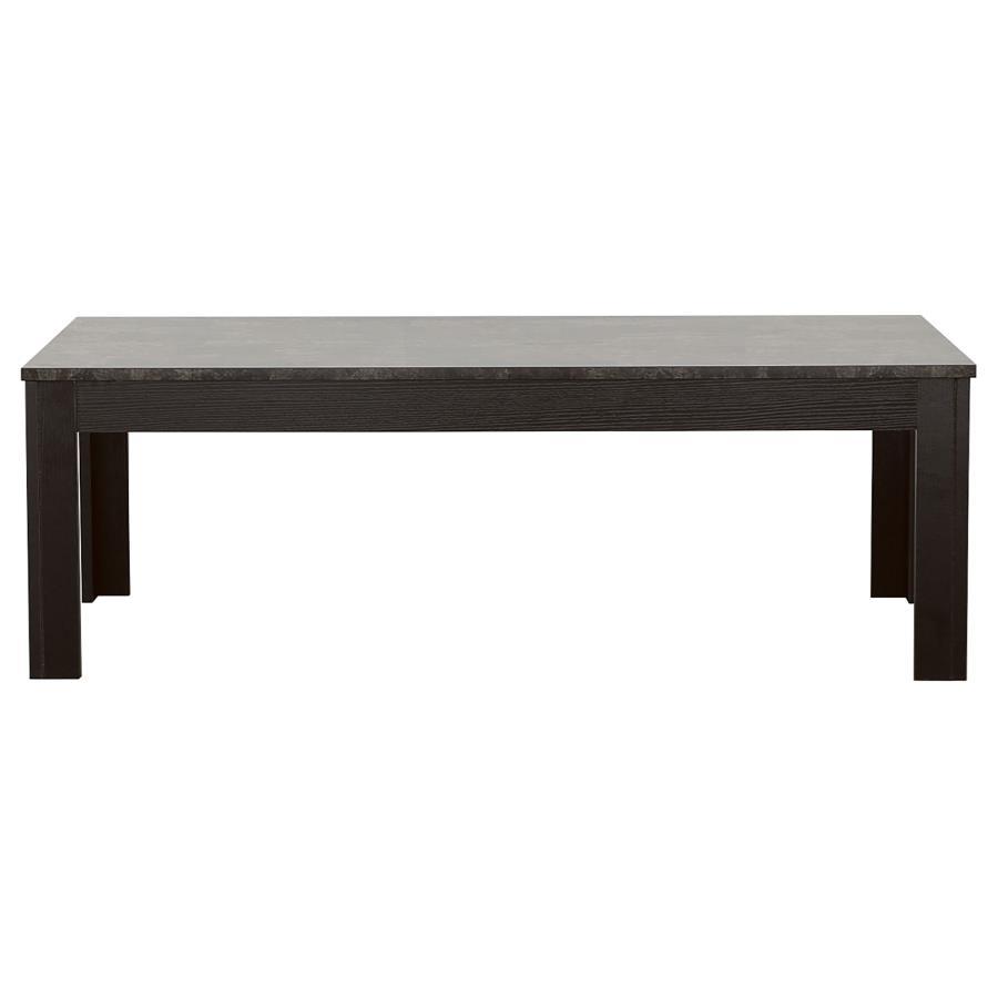 Rhodes - 3 Piece Faux Marble Top Coffee Table Set - Gray