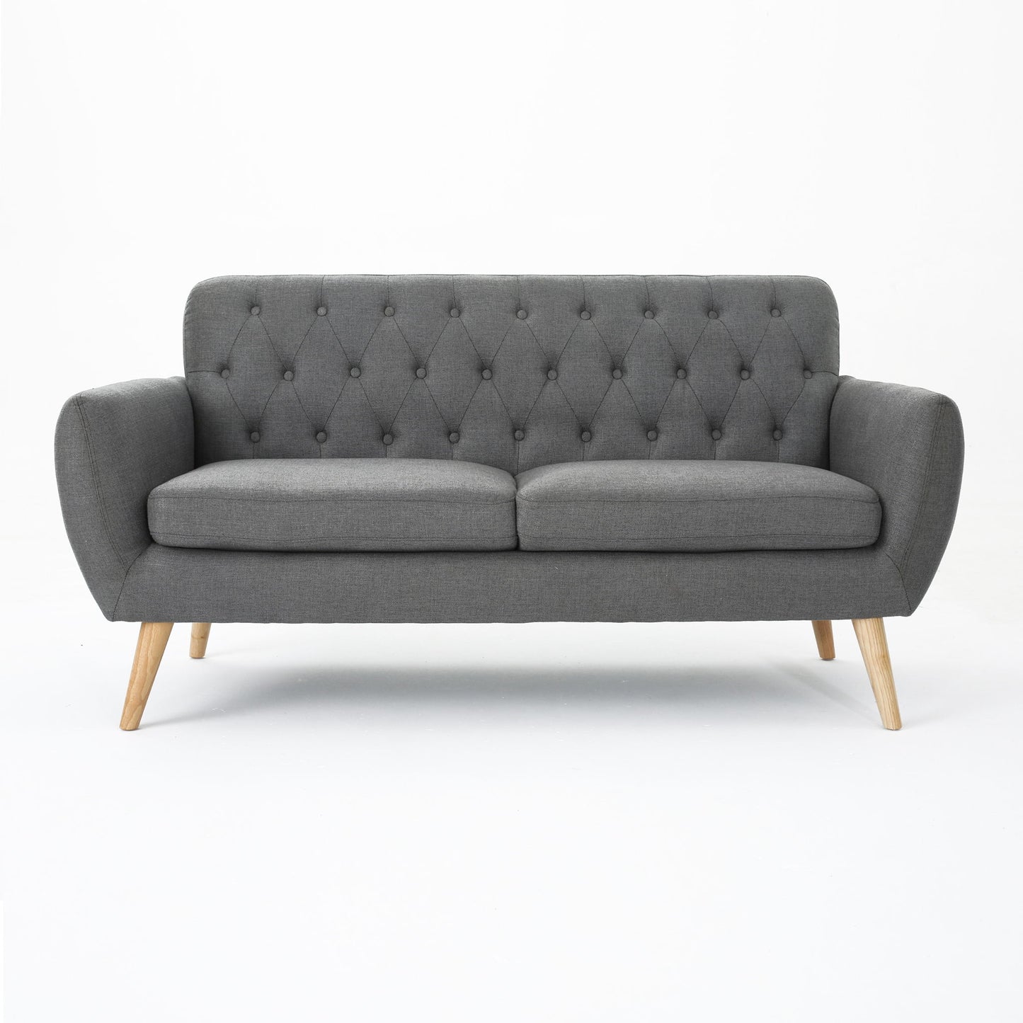 Mid - Century Tufted Loveseat