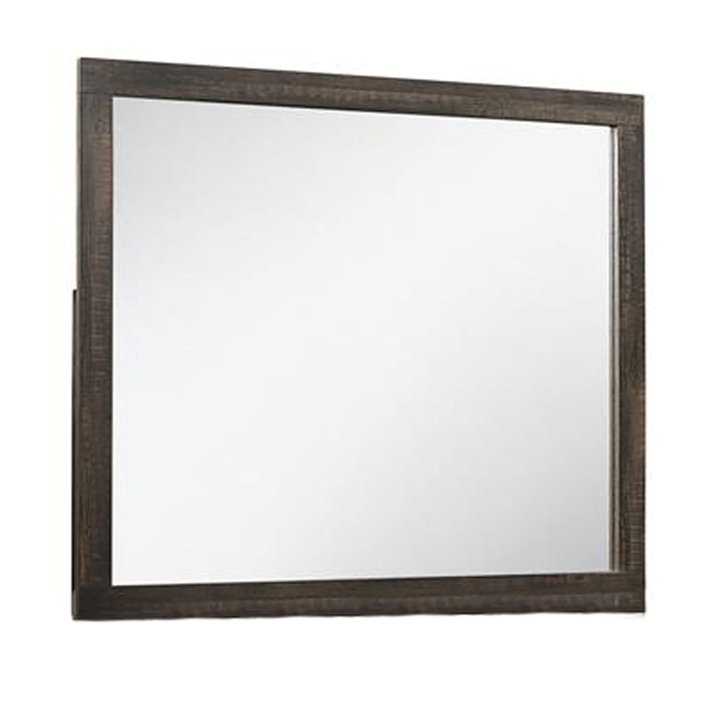 Monica - Mirror With Clean Lines - Dark Oak