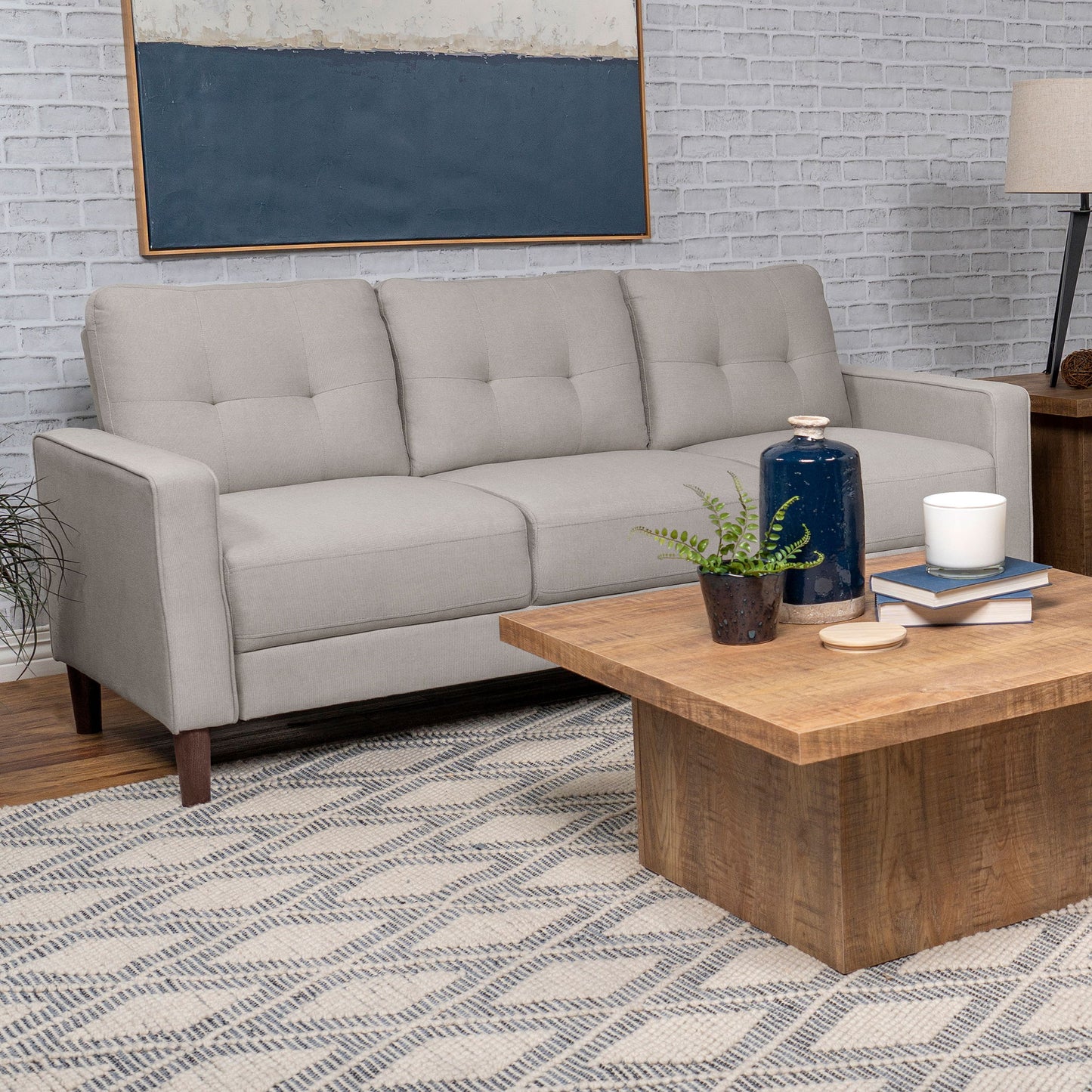 Harvey - Track Arm Tufted Sofa