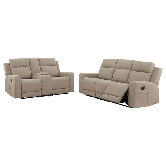 Slater - 2 Piece Reclining Sofa Set With Manual Recline