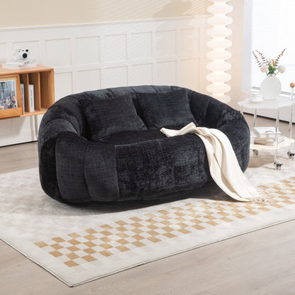 Bean Bag Lazy Sofa, Durable Comfort Lounger High Back Bean Bag Chair Couch