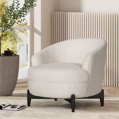 Elegant Barrel Style Club Chair