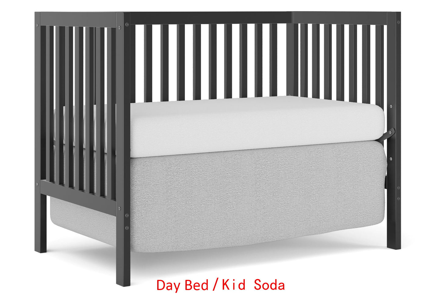 Crib 5 In 1 Convertible, Converts From Baby Crib To Toddler Bed, Fits Standard Full Size Crib Mattress