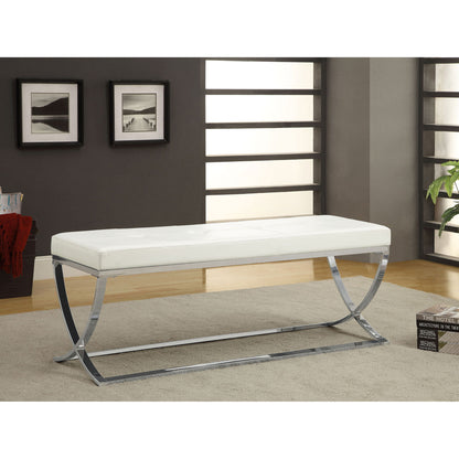 Bastien - Accent Bench - White