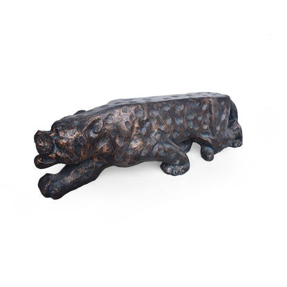 Leopard Lightweight Concrete Bench - Copper