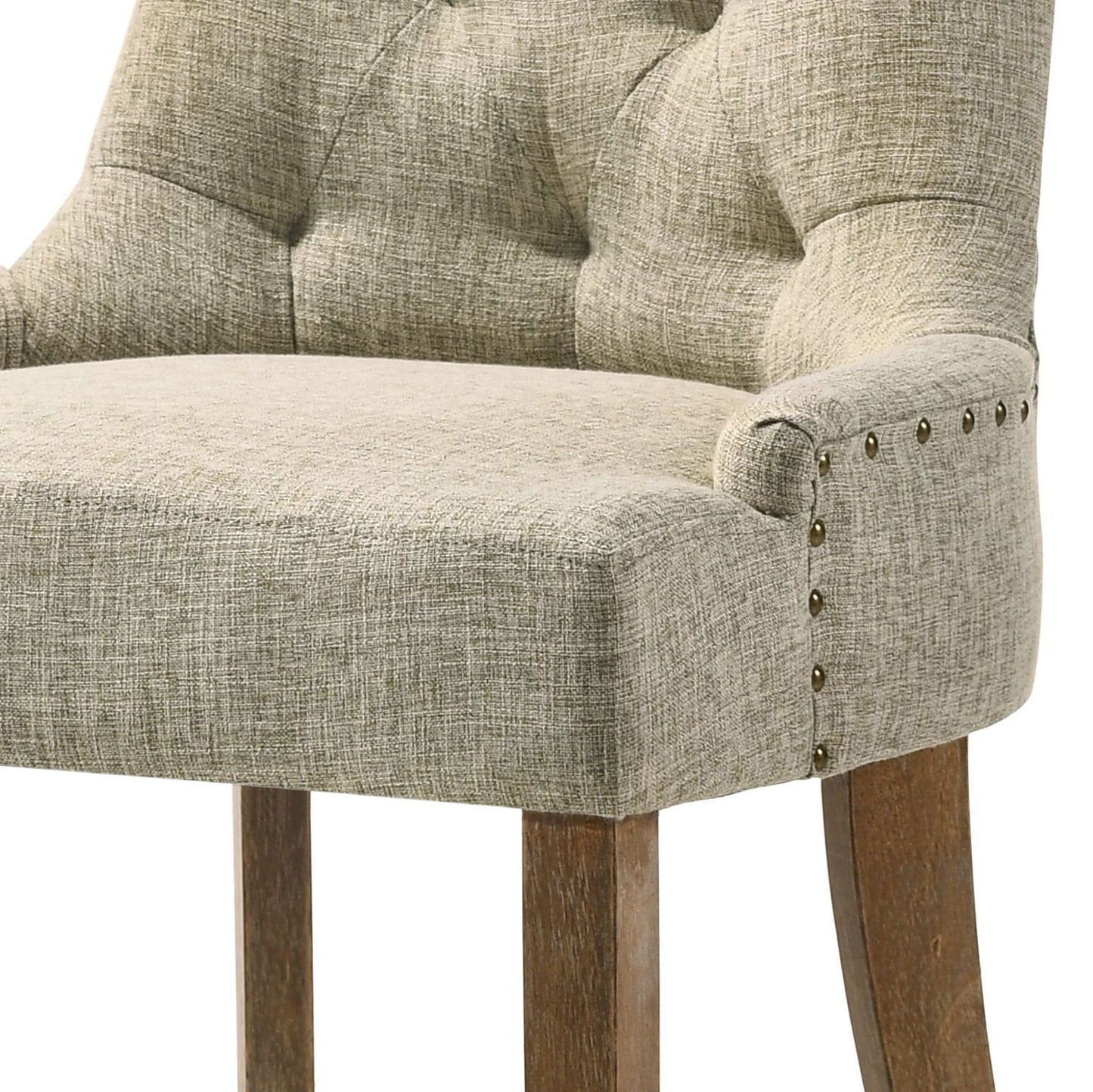 Yotam - Side Chair (Set of 2) - Beige / Oak