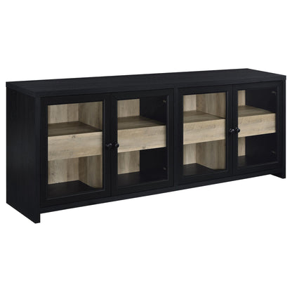 Kennison - TV Stand - Black