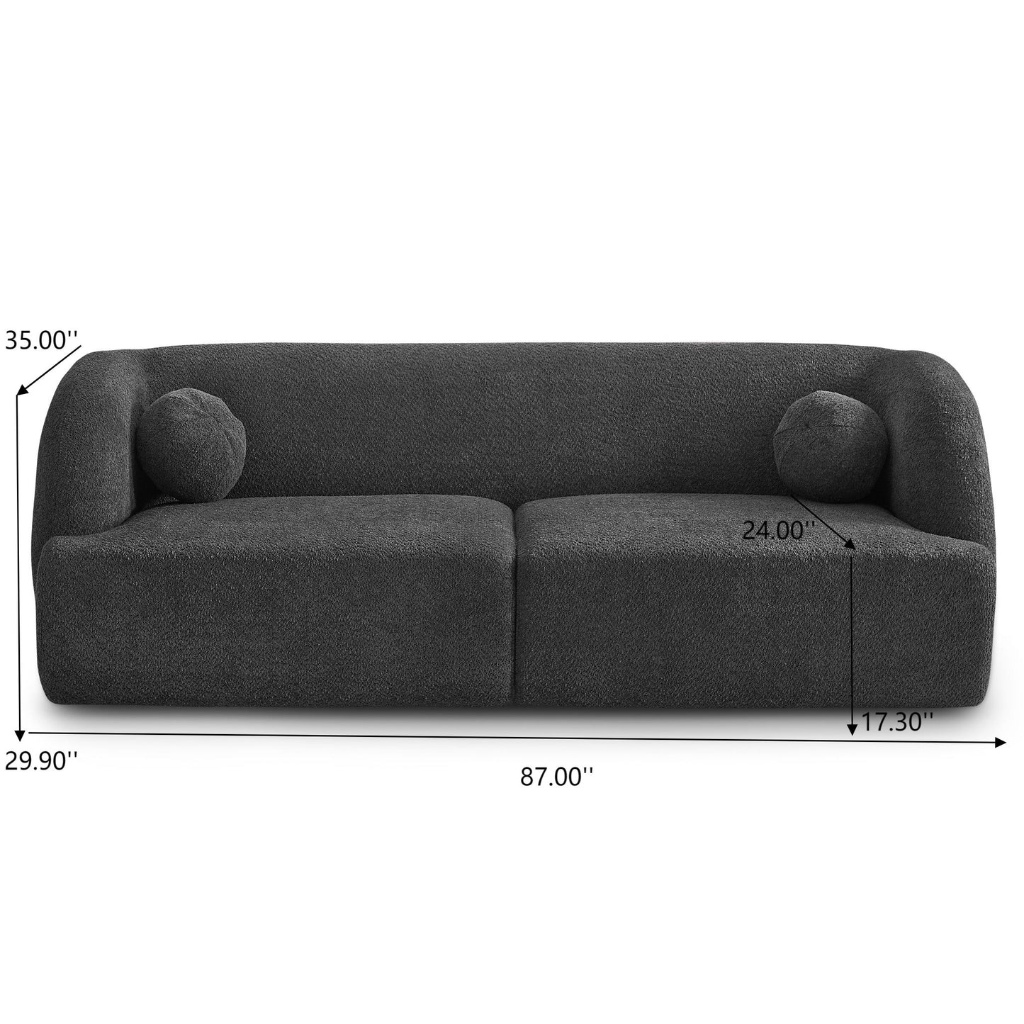 Anna - French Boucle Sofa