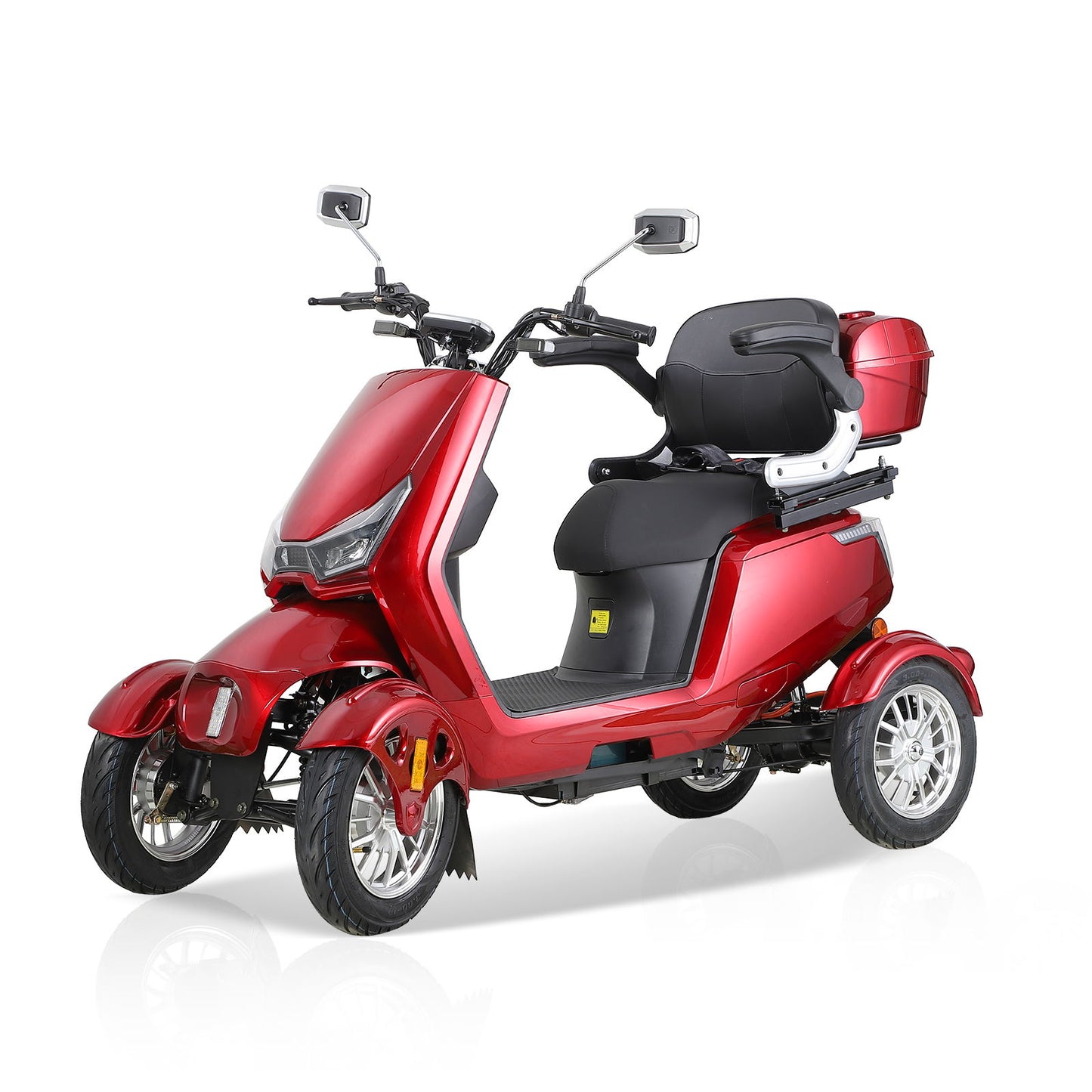 Electric Mobility Scooter With Big Size And High Power - Red