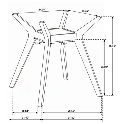 Flynn - 5 Piece Counter Height Dining Set