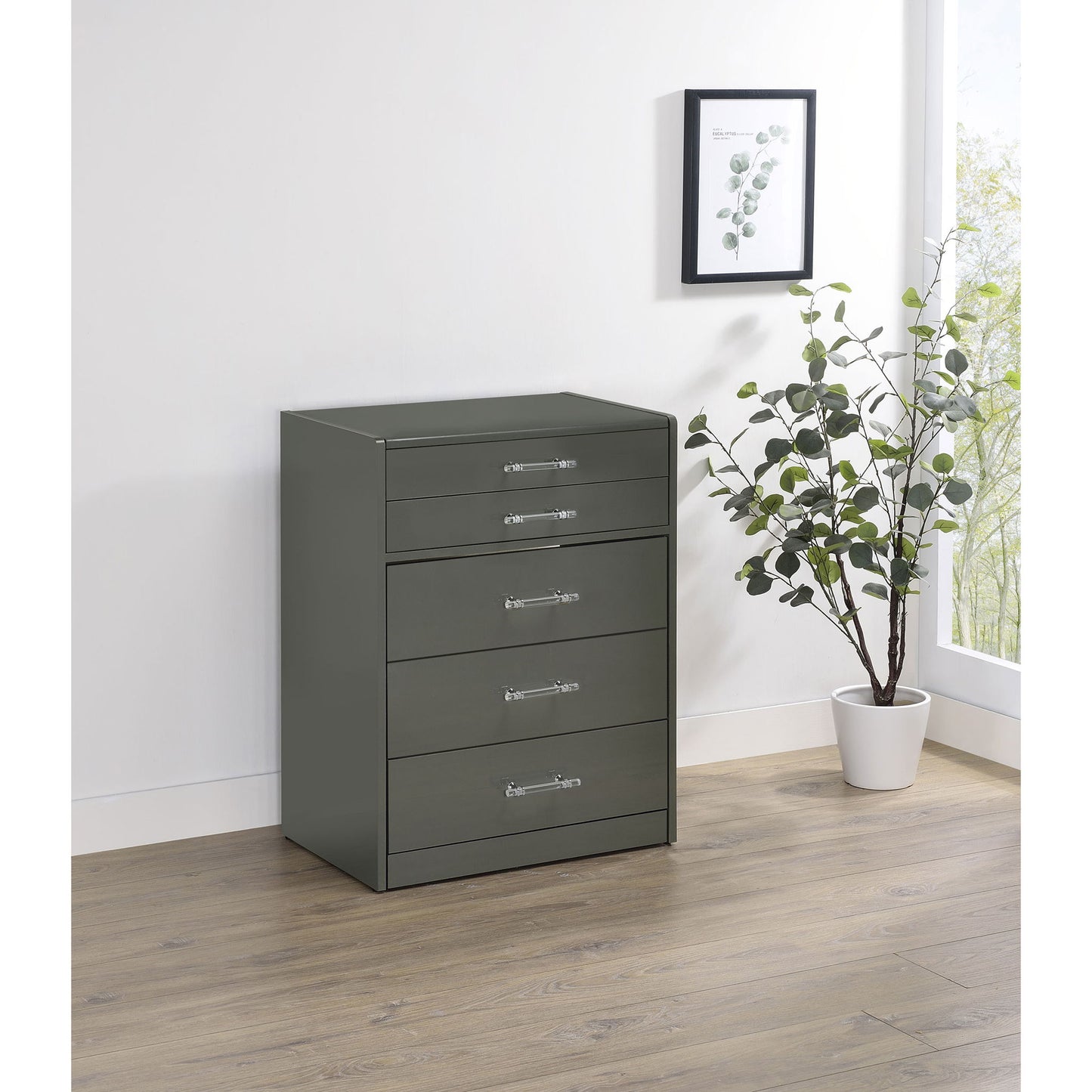 Ayuba - 3 Drawer Makeup Vanity Table With Mirror And Stool