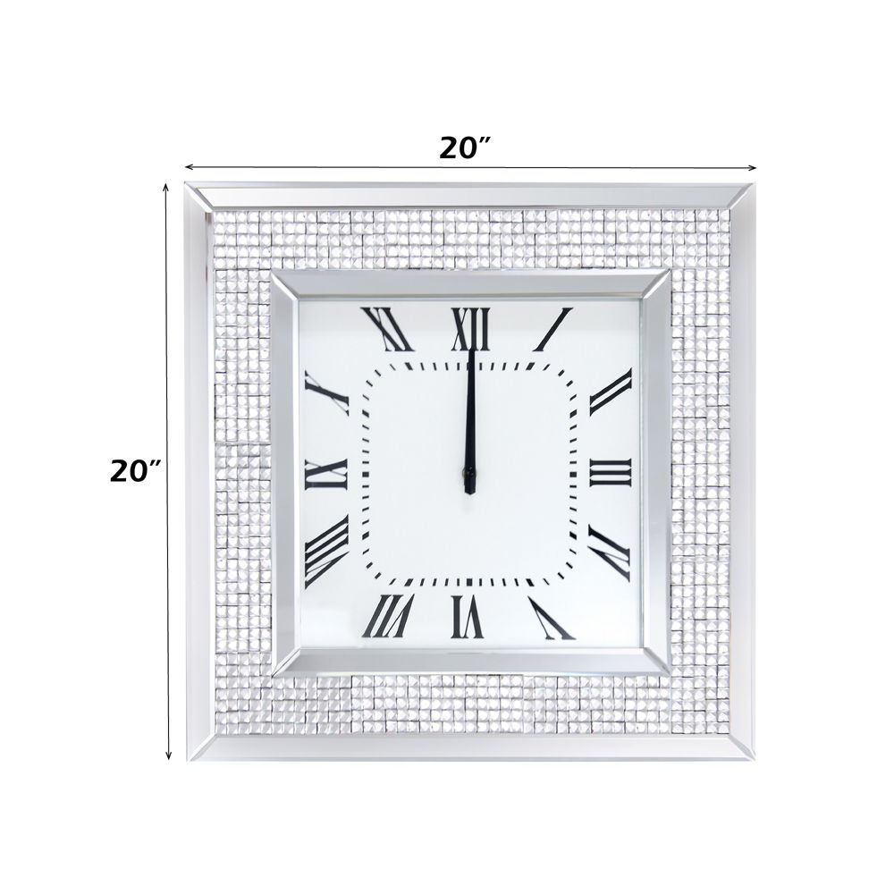 Ornat - Wall Clock - Faux Square Diamonds