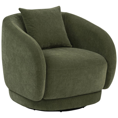 Harlan - Swivel Accent Chair - Green
