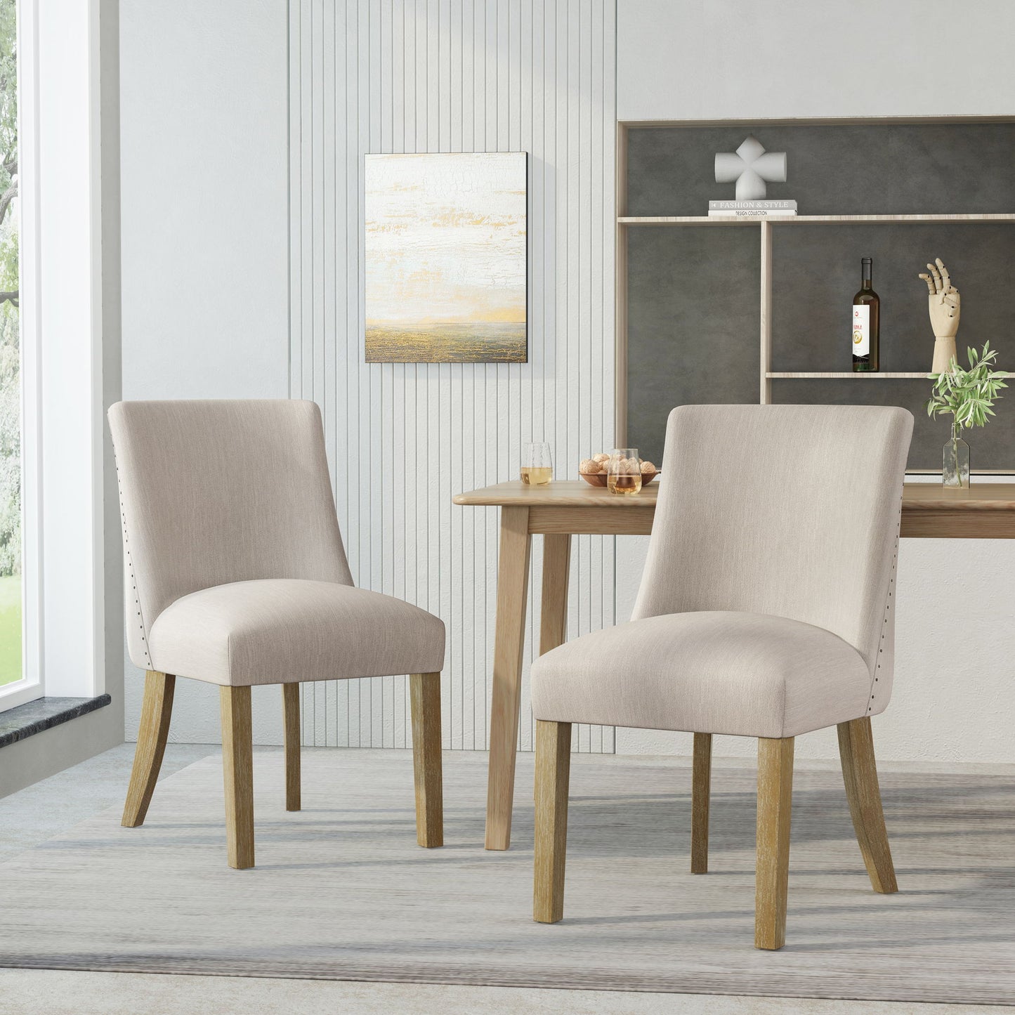 Classic Fabric Dining Chair