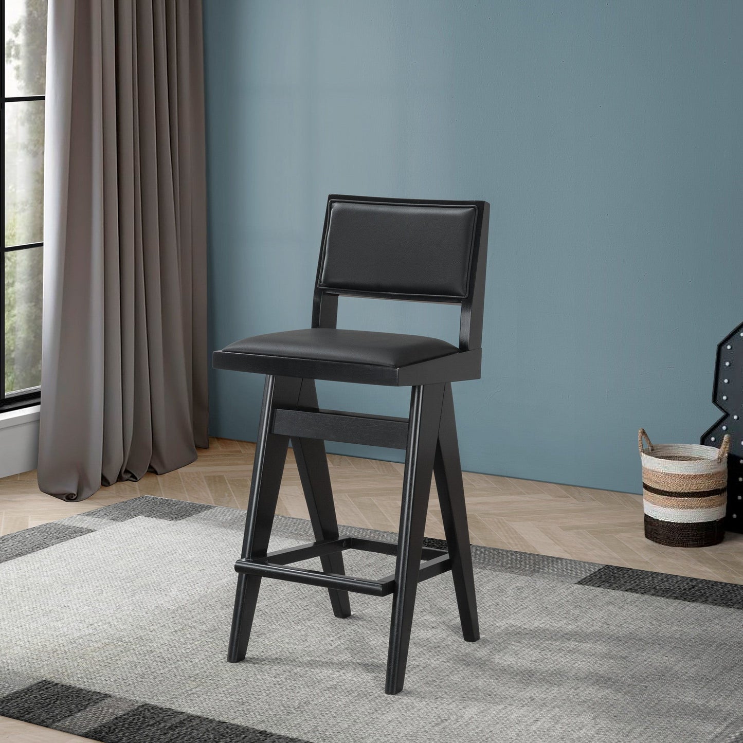 Keira - Bar Stool (Set of 2) - Black