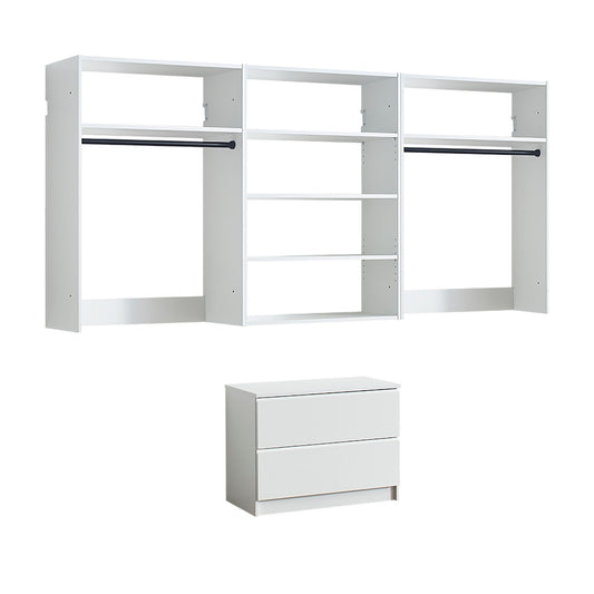 Devi - Wall Mounted Closet System With Modular Units
