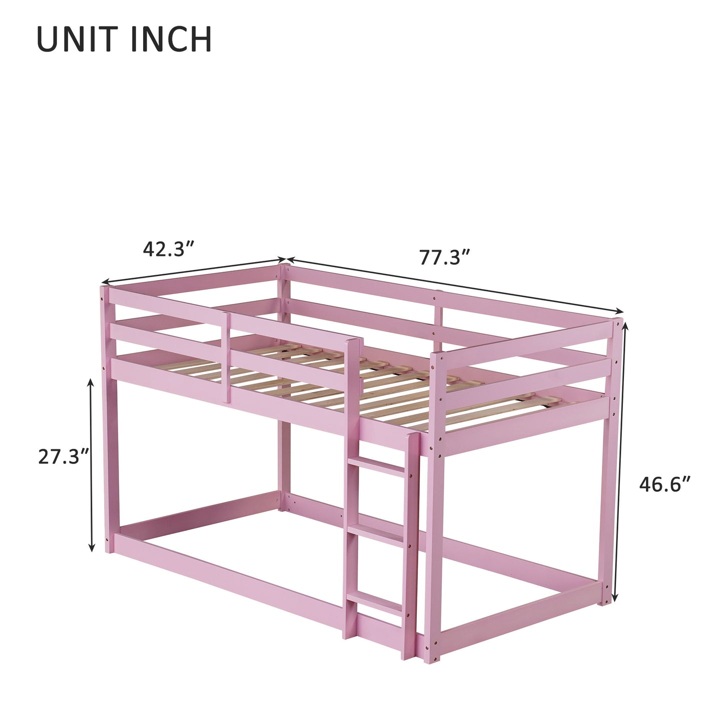 Floor Bunk Bed & Ladder
