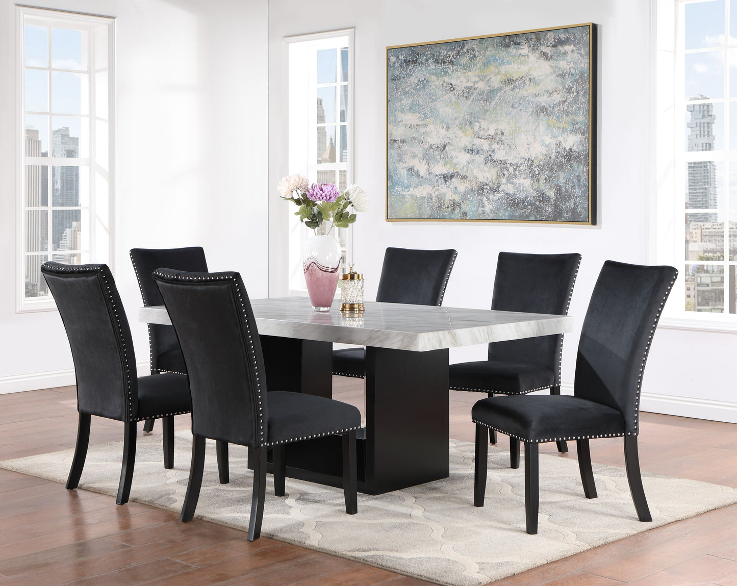 Sheena - 5 Pieces Dining Table Set With Chairs