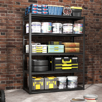 Industrial Heavy Duty Metal Garage Shelving Unit, Adjustable Storage Rack