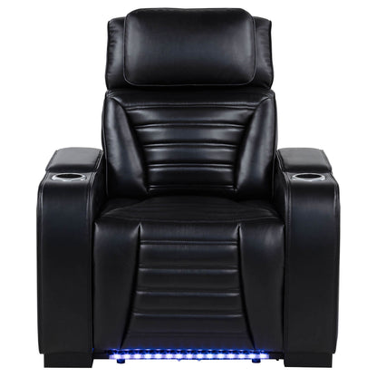 Isadora - Power Recliner With Dual Power Adjustments - Black