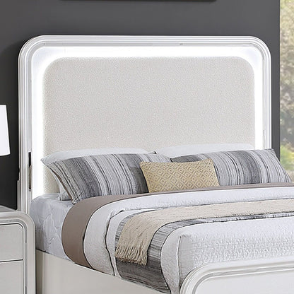 Bedroom Sets With LED Lights And Panel Headboard