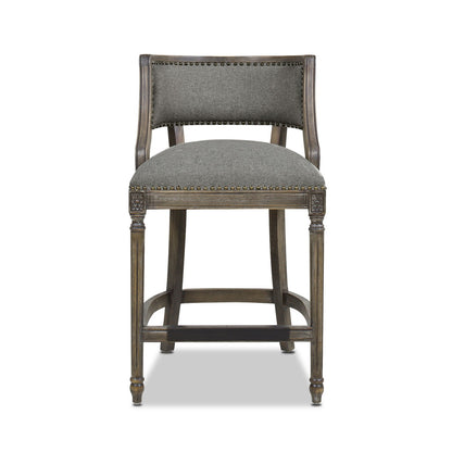 Paris - Farmhouse Counter Height Bar Stool With Backrest