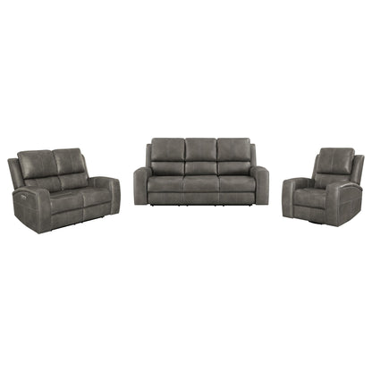 Boyce - Triple Power Reclining Sofa Set With Independent Headrest