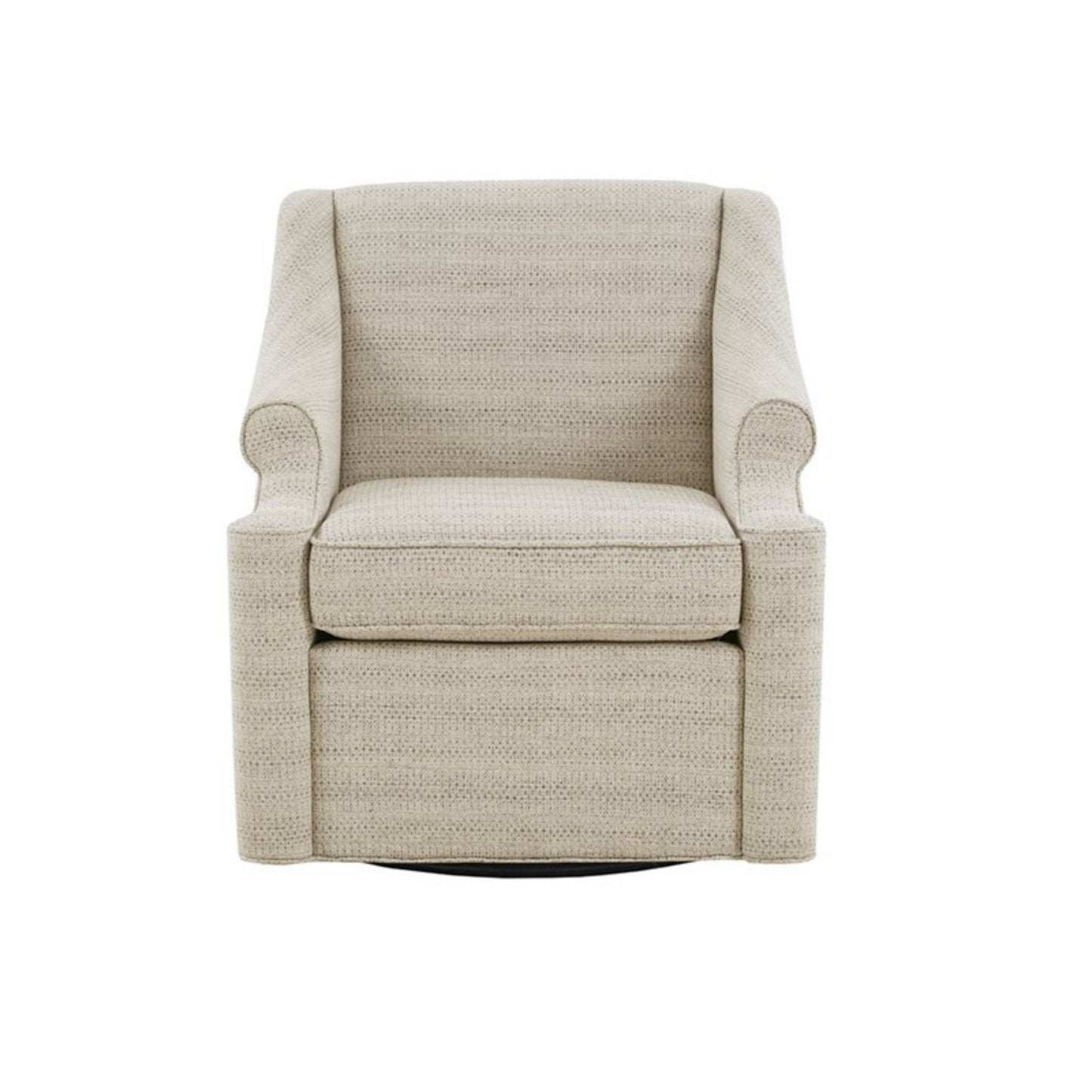Justin - Swivel Glider Chair With 360 Degree Rotation - Tan