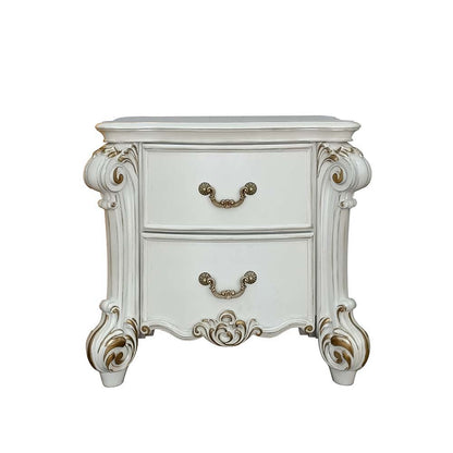 Vendom - Nightstand - Antique Pearl Finish