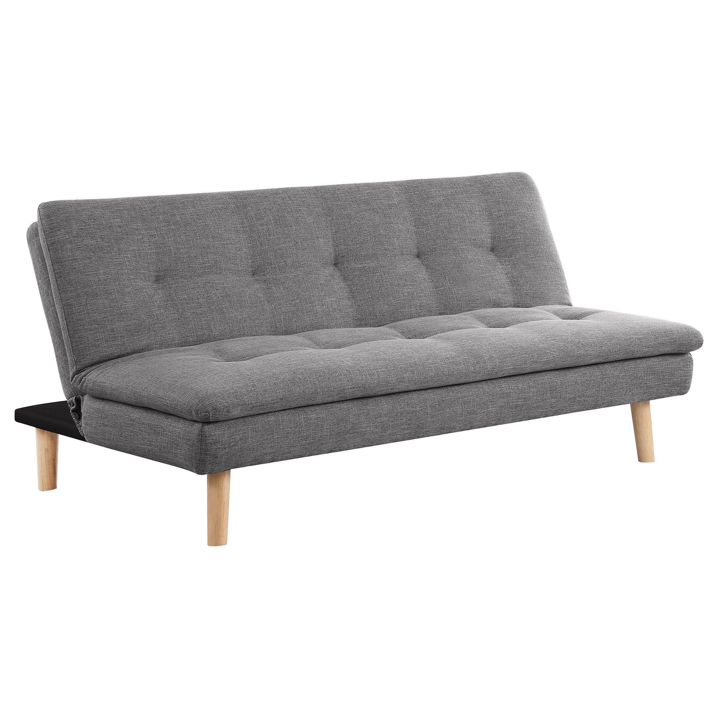 Scout - Upholstered Tufted Convertible Sofa Bed - Gray