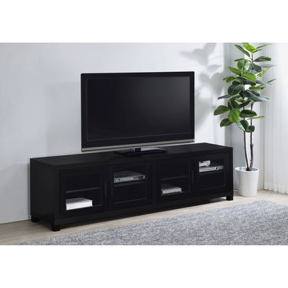 Arnaud - 4 Door TV Stand - Black