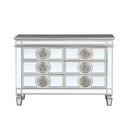 Varian - 34" Server - Mirrored & Antique Platinum