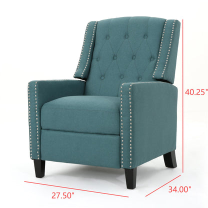 Classic Fabric Push Back Chair