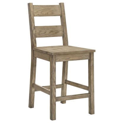 Cressley - Counter Chair (Set of 2) - Light Oak