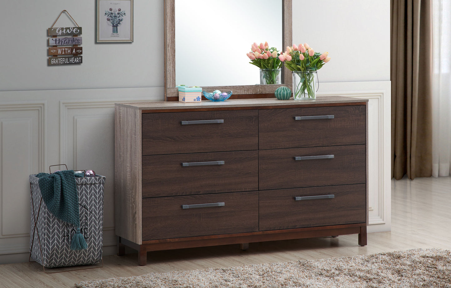 Magnolia - G1400-D Dresser - Gray/Brown