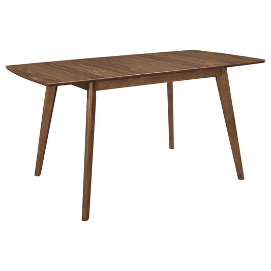 Rectangular Dining Table With Butterfly Leaf - Walnut