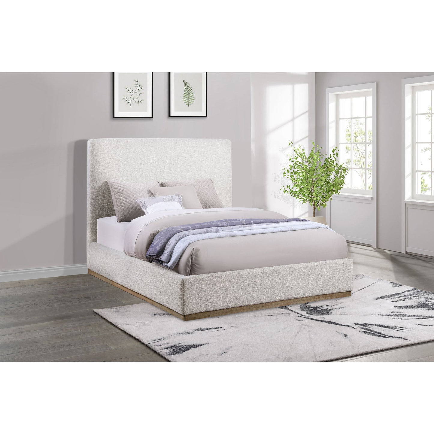 Othello - Platform Bed - Cream