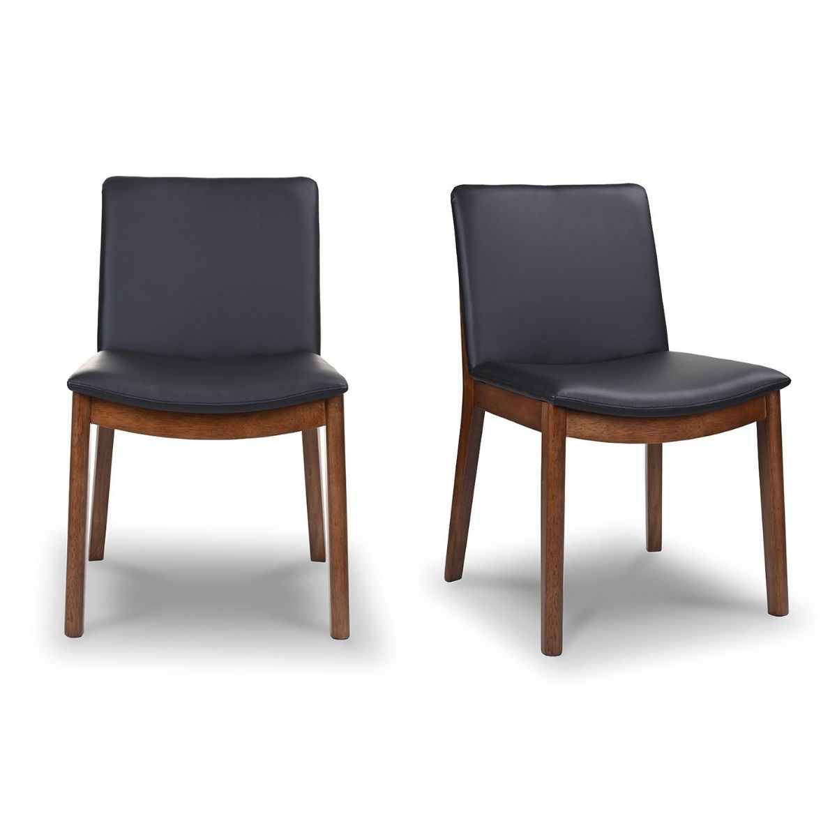 Laura - Mid-Century Modern Solid Wood Dining Chair (Set of 2)