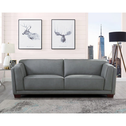 Marshall - Leather 2 Seater Sofa - Slate